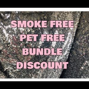 Smoke free pet free home! Bundle 3  items discount